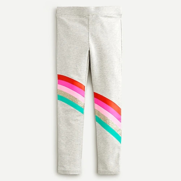 J. Crew Other - Girls' everday leggings with rainbow patch
